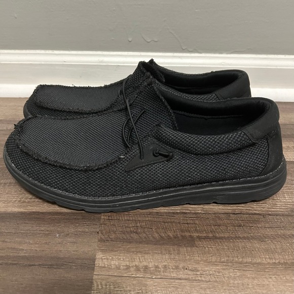 Bruno Marc Mens Shoes 12‎ Black Casual Loafers Slip On Comfort Walking Sneakers - Picture 3 of 10